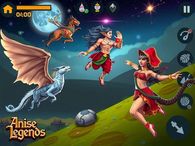 Star Anise Legends gameplay screenshot showing mythical creatures